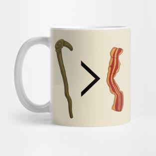 My Stick Is Better Than Bacon Mug